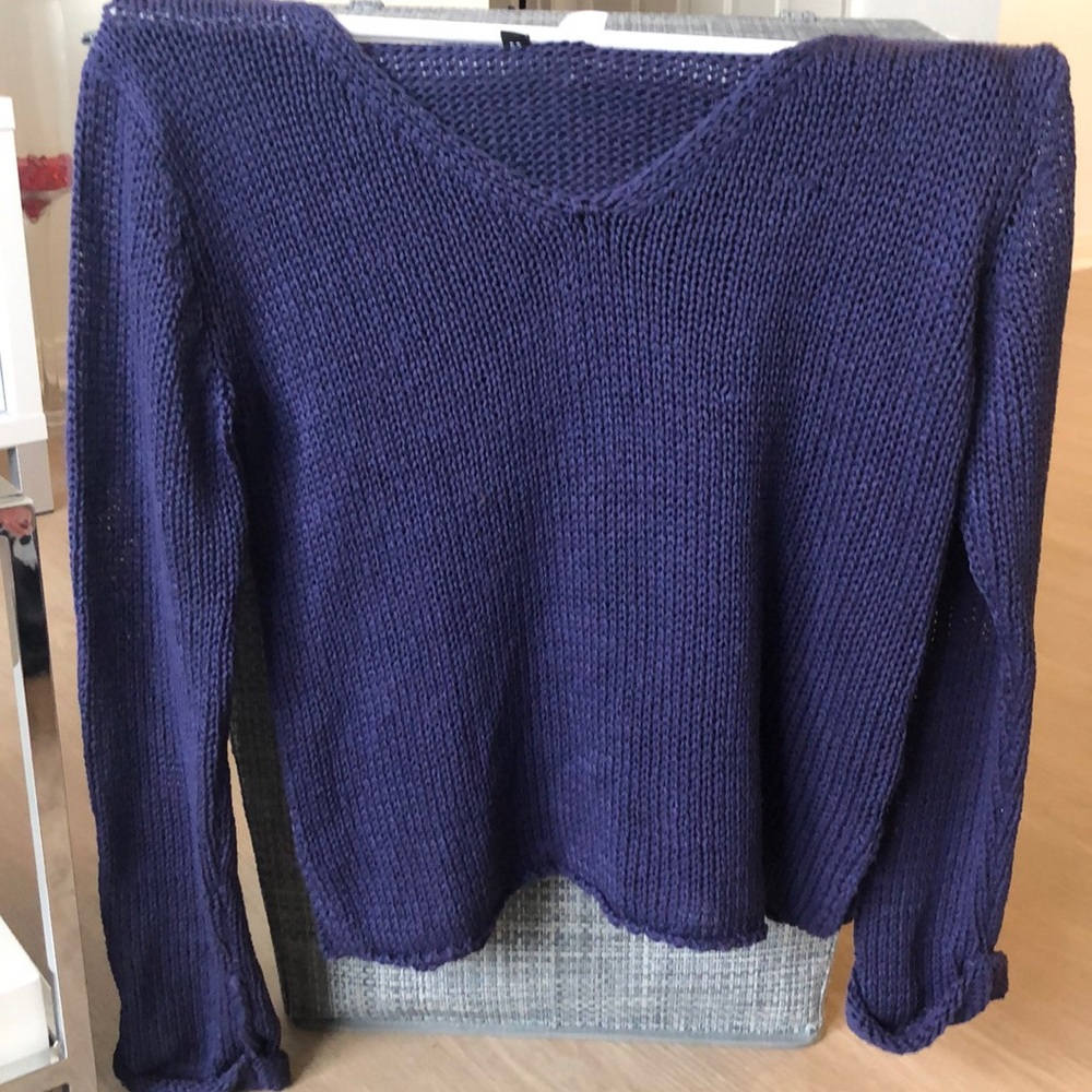 Purple sweater